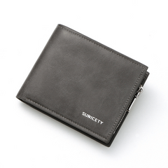 Men's Business Short Wallet Coin Purse Card Holder Money Clip