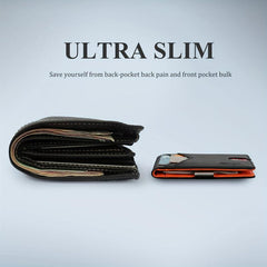 Lovlife Slim Wallet w/ Money Clip 12 Cards RFID Blocking Men's Wallet