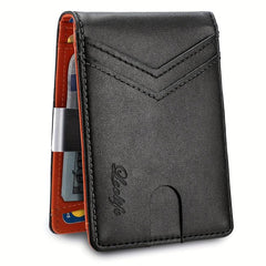 Lovlife Slim Wallet w/ Money Clip 12 Cards RFID Blocking Men's Wallet