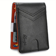 Lovlife Slim Wallet w/ Money Clip 12 Cards RFID Blocking Men's Wallet