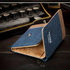 Men's Short Folding Wallet with Card Slots