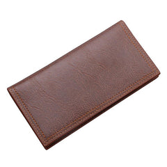 Men's Soft Leather Money Clip with Card Slot