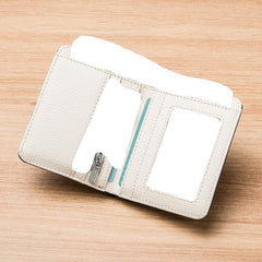 Lion Dance Pattern Men's Short Canvas Wallet Slim Men's Wallet