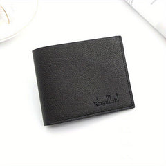 Men's Soft Leather Compact Bifold Wallet