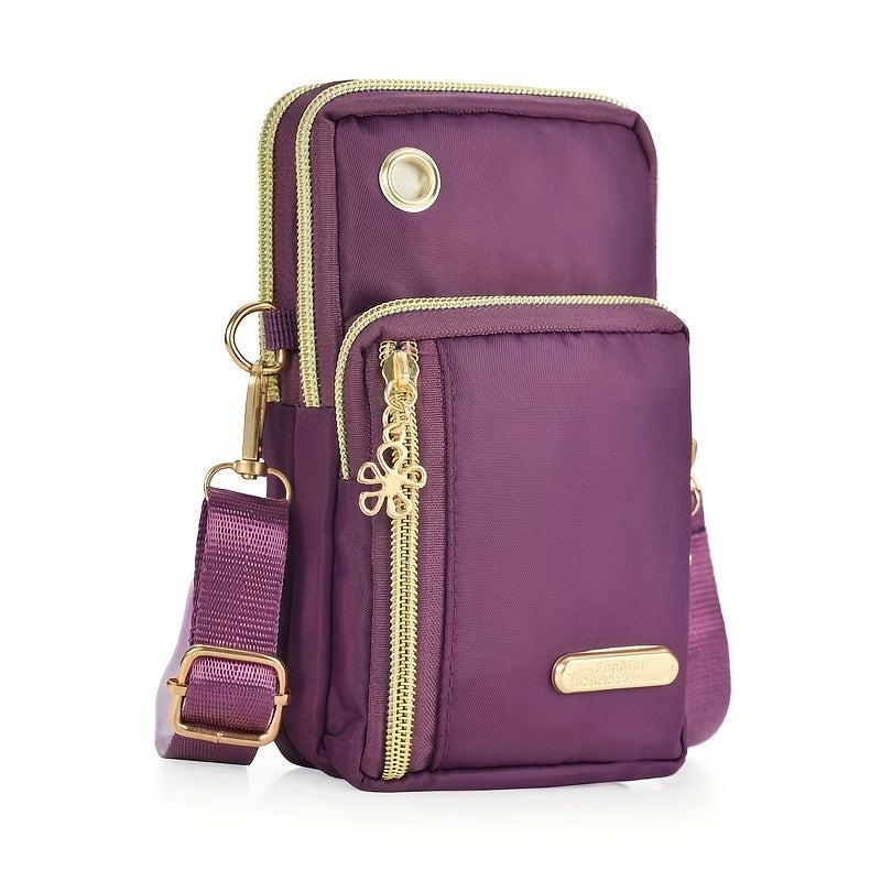 Mini Four-zipper Cross Span Coin Purse