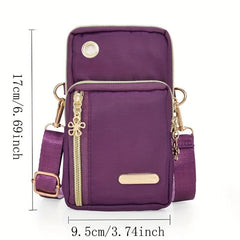 Mini Four-zipper Cross Span Coin Purse