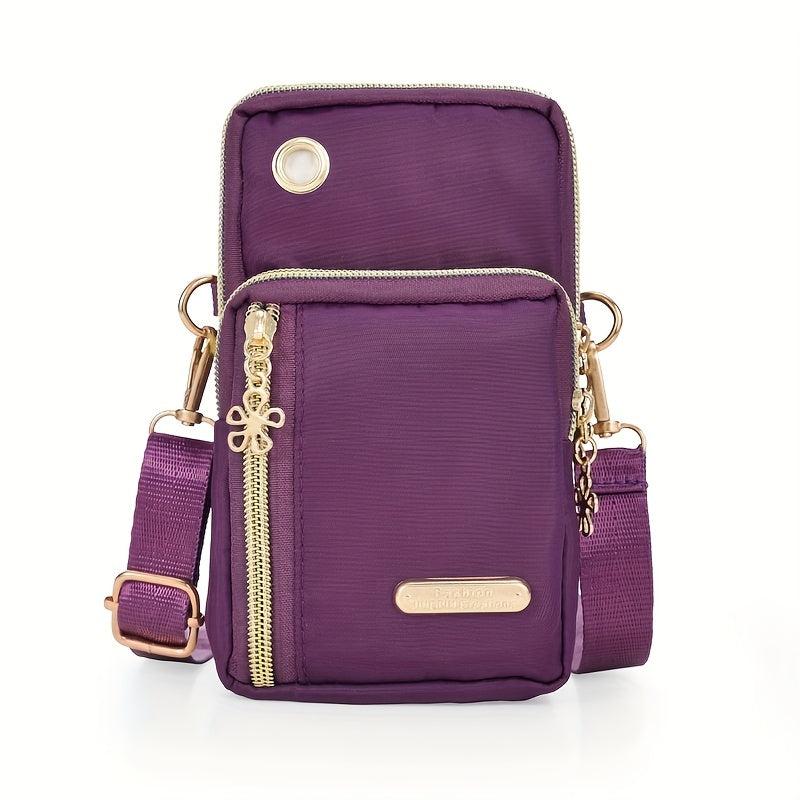 Mini Four-zipper Cross Span Coin Purse