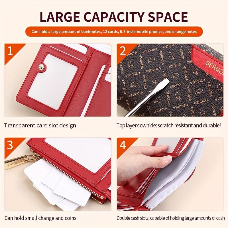 High-end Men's Short Wallet Anti-Demagnetization Large Capacity