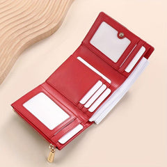High-end Men's Short Wallet Anti-Demagnetization Large Capacity
