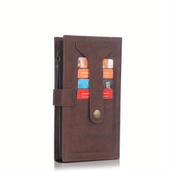 Dark Brown iPhone 14 S23 Wallet Case with Card Holder