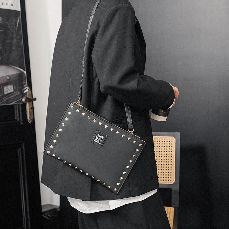 Men's Casual Clutch Bag Large Capacity Street Crossbody Bag