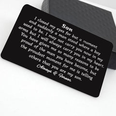 Personalized Metal Card Wallet Clip for Birthday Gift