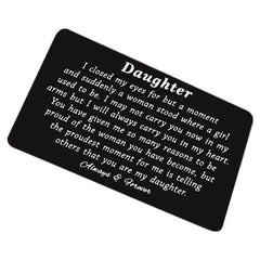Personalized Metal Card Wallet Clip for Birthday Gift