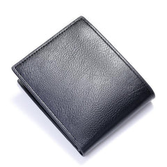 Men's Crocodile Pattern Short Wallet Multifunctional PU Leather