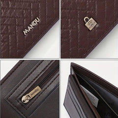 Men's Snake Pattern Bifold Wallet RFID Blocking Card Holder