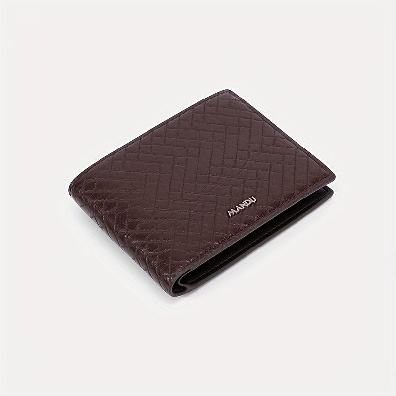 Men's Snake Pattern Bifold Wallet RFID Blocking Card Holder