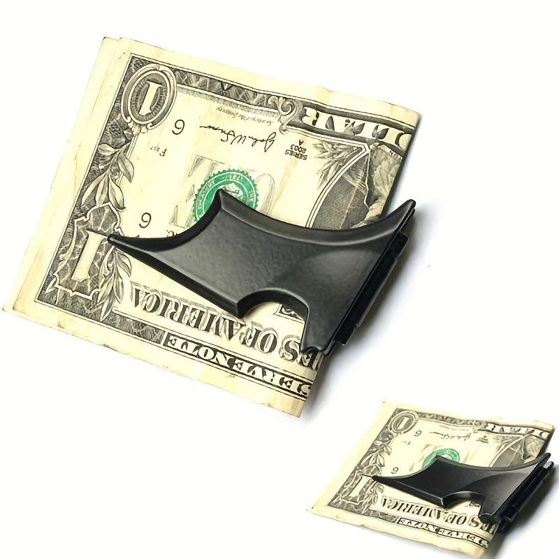 Alloy Money Clip Magnetic Bat Shaped Strong Durable Men's Wallet Accessory