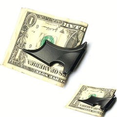 Alloy Money Clip Magnetic Bat Shaped Strong Durable Men's Wallet Accessory