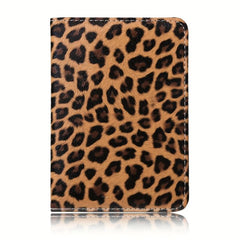 Leopard Print Men's Card Case Credit Card Cover