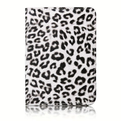 Leopard Print Men's Card Case Credit Card Cover