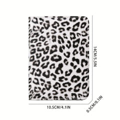 Leopard Print Men's Card Case Credit Card Cover