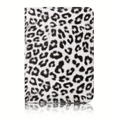 Leopard Print Men's Card Case Credit Card Cover