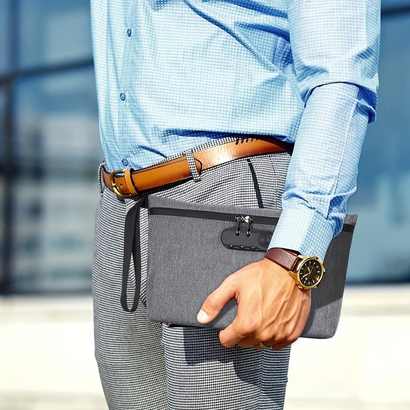 Combination Lock Safety Portable Bag for Business Men