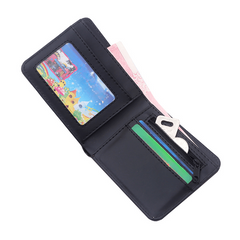 Halloween Skull Short Wallet Leather Card Holder Horror Night Wallet