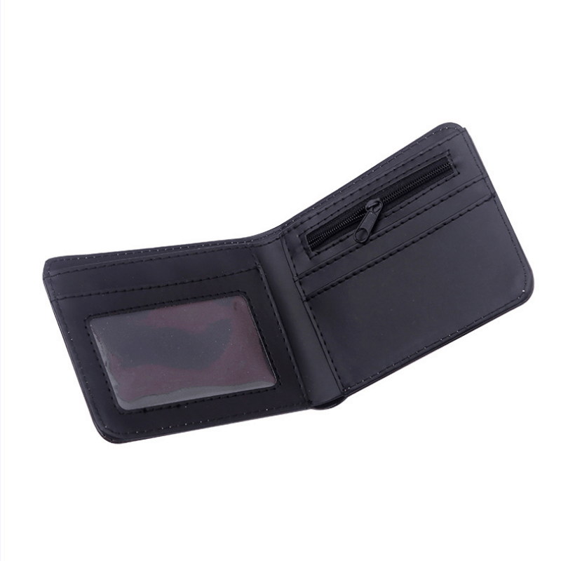 Halloween Skull Short Wallet Leather Card Holder Horror Night Wallet