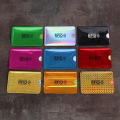 10PCS Aluminium Anti Theft Card Protecting Wallet Cover