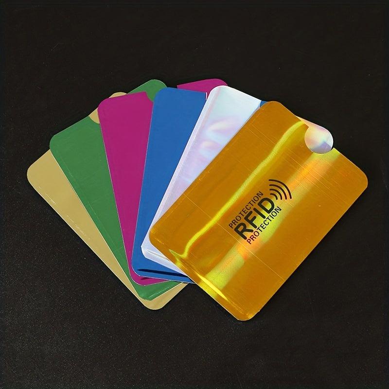 10PCS Aluminium Anti Theft Card Protecting Wallet Cover