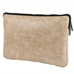 Laptop Sleeve 33 02 Cm Soft PU Leather Protective Case Zipper Cover