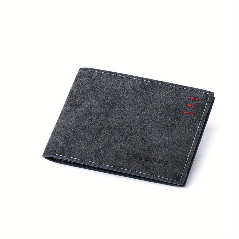 Men's Casual PU Leather Short Wallet