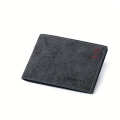 Men's Casual PU Leather Short Wallet