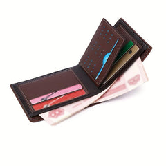 Men's Casual PU Leather Short Wallet
