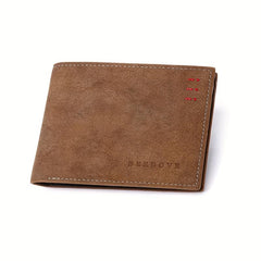 Men's Casual PU Leather Short Wallet