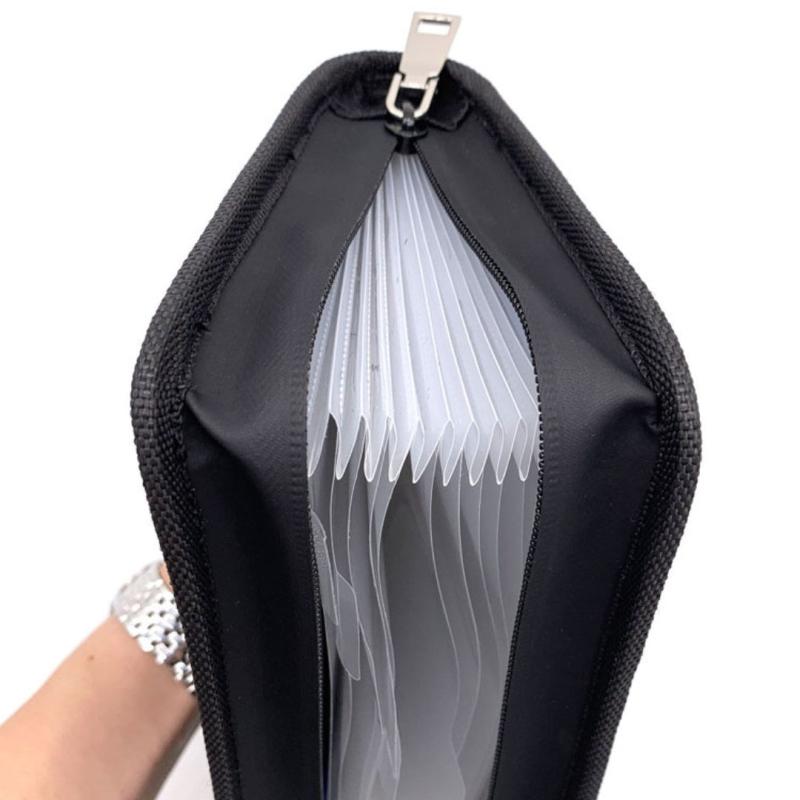 Accordion Bag Invoice Bag Odor Isolation Bill Bag Wallet