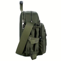 Men's Nylon Shoulder Bag Crossbody Bag Large Capacity Chest Bag