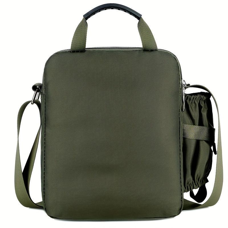 Men's Nylon Shoulder Bag Crossbody Bag Large Capacity Chest Bag