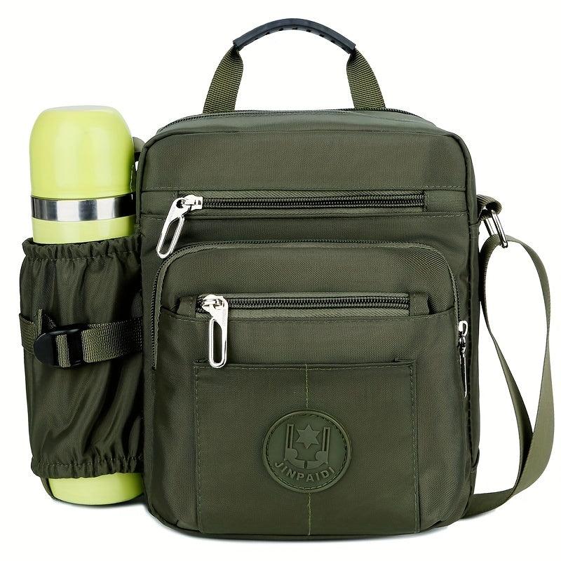 Men's Nylon Shoulder Bag Crossbody Bag Large Capacity Chest Bag