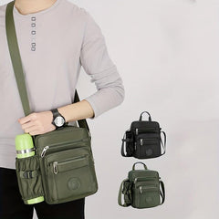 Men's Nylon Shoulder Bag Crossbody Bag Large Capacity Chest Bag
