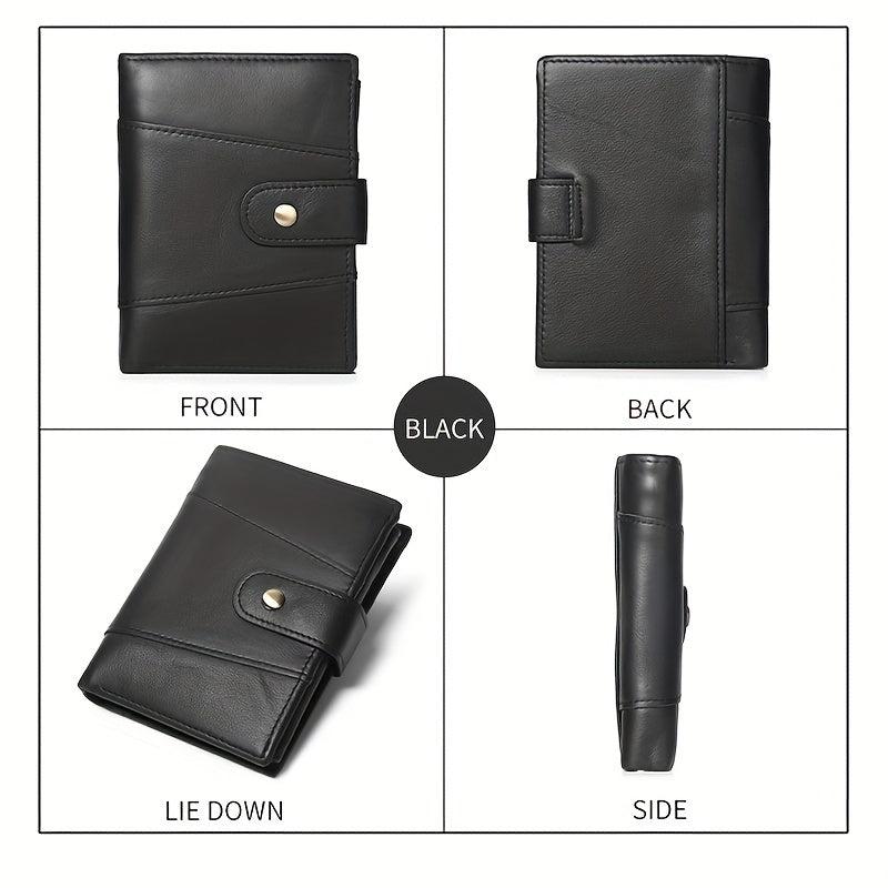 Leather Men's Wallet Large Capacity Cowhide Card Holder