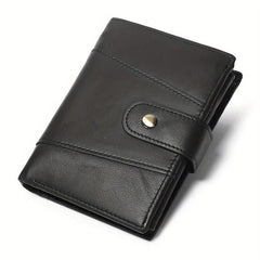 Leather Men's Wallet Large Capacity Cowhide Card Holder