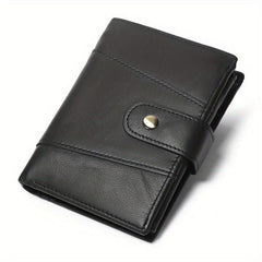 Leather Men's Wallet Large Capacity Cowhide Card Holder
