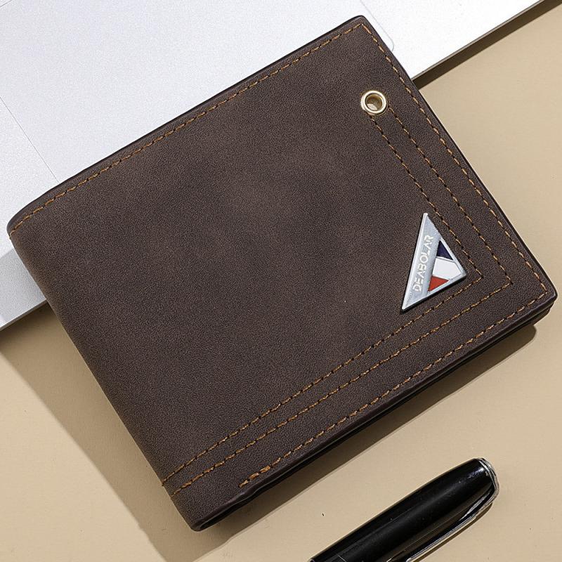 Men's PU Leather Business Wallet Card Holder