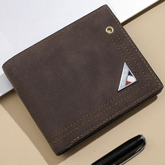 Men's PU Leather Business Wallet Card Holder