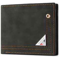 Men's PU Leather Business Wallet Card Holder