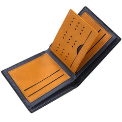 Men's PU Leather Business Wallet Card Holder