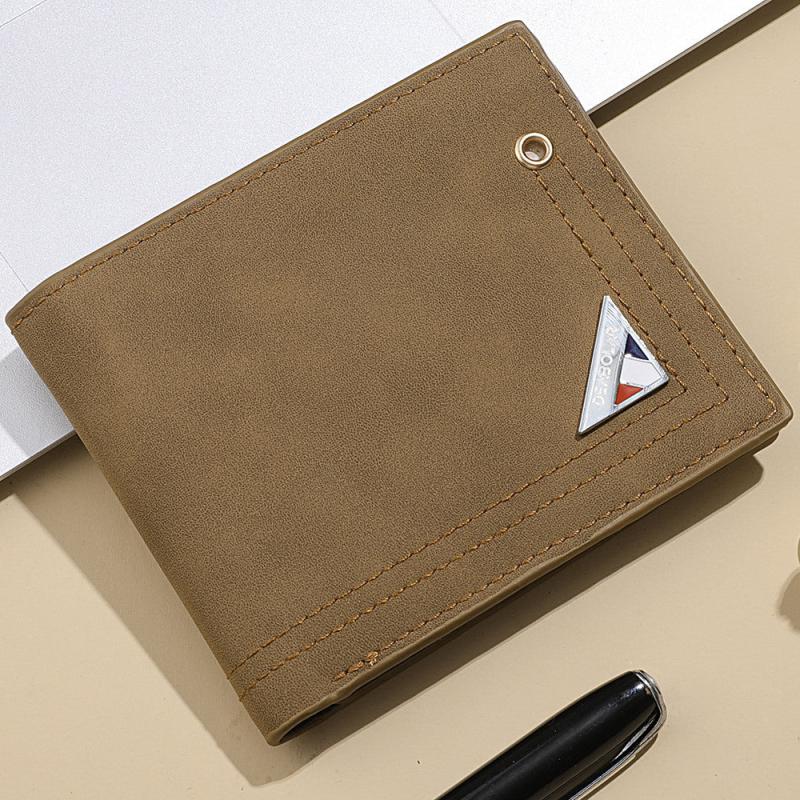 Men's PU Leather Business Wallet Card Holder