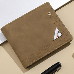 Men's PU Leather Business Wallet Card Holder